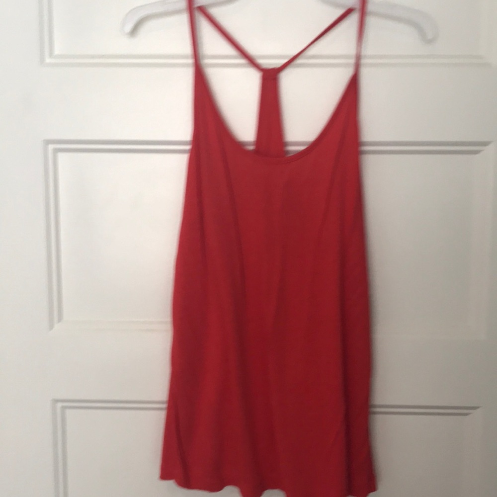 Red tank top